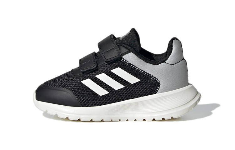 Adidas Adidas Fabric Abrasion Resistant Abrasion Resistant Low top Toddler Shoes Black Gray Baby