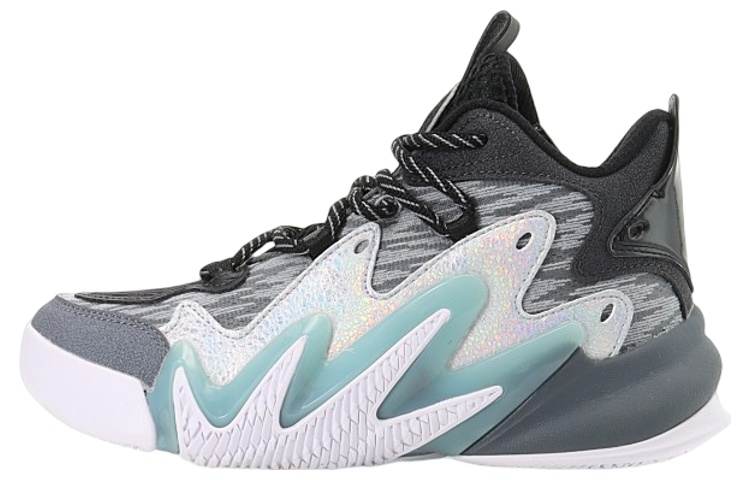 Antakids Berserk 2 Abrasion Resistant Performance Basketball Shoes Gray Blue Teenagers