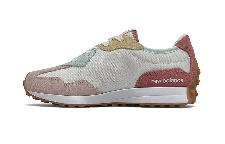 New Balance New Balance NB 327 Comfortable Low top Kids' Running Shoes Pink White Children Aged 3 7 Years Old