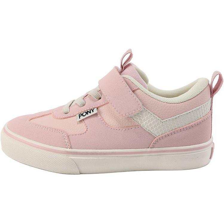 Pony Comfortable Slip Resistant Abrasion Resistant Low top Kids' Skateboarding Shoes Pink Kids'