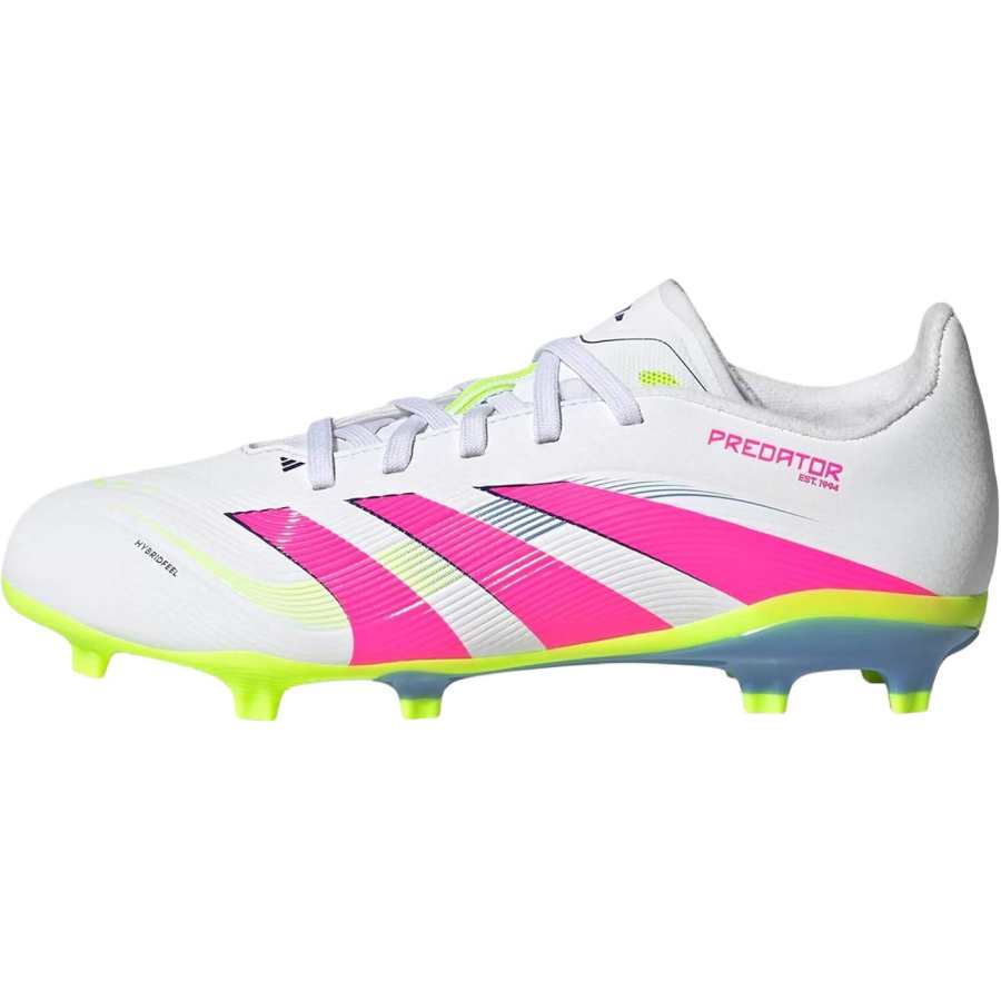 Adidas Adidas PREDATOR LEAGUE Slip Resistant Abrasion Resistant Low top Kids' Soccer Shoes White Pink Kids'