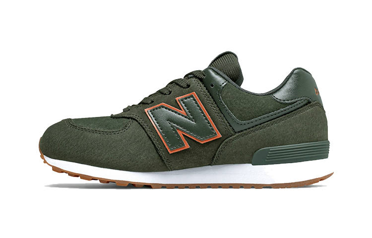 New Balance New Balance NB 574 Comfortable Kids Lifestyle Shoes Green Children Aged 3 7 Years Old