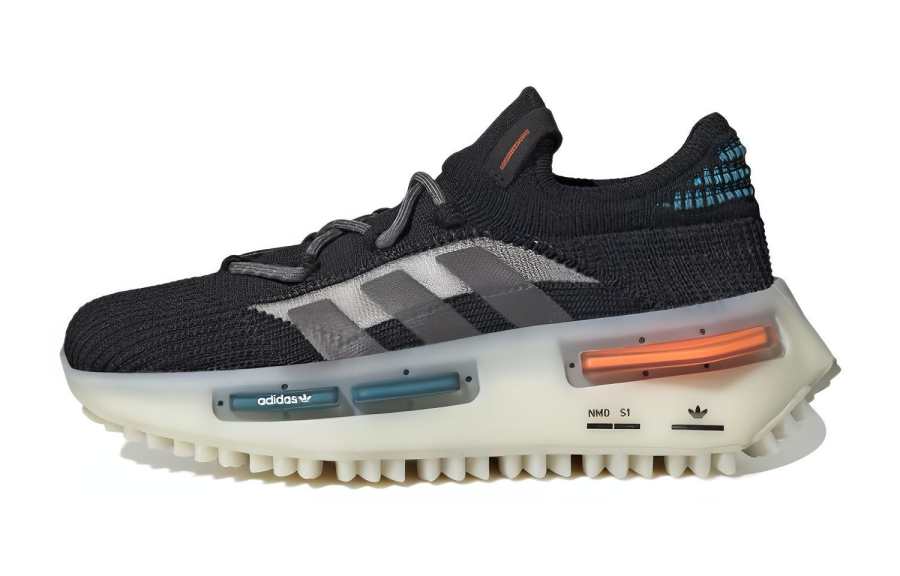 Adidas Originals Adidas NMD_S1 J 'Black Teal Orange'