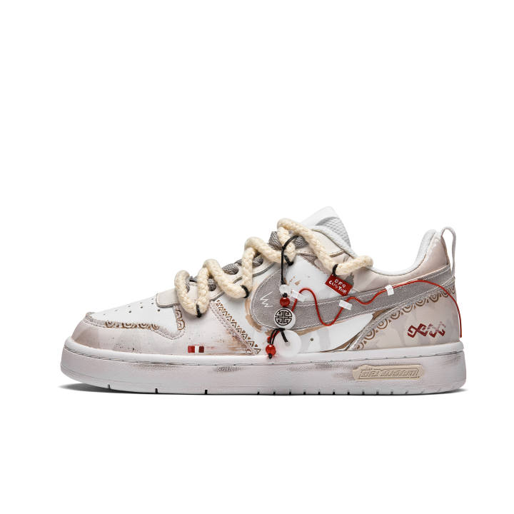 Nike Nike Court Borough Blessing Wealth Leather Cushioning Abrasion Resistant Waterproof Slip Resistant