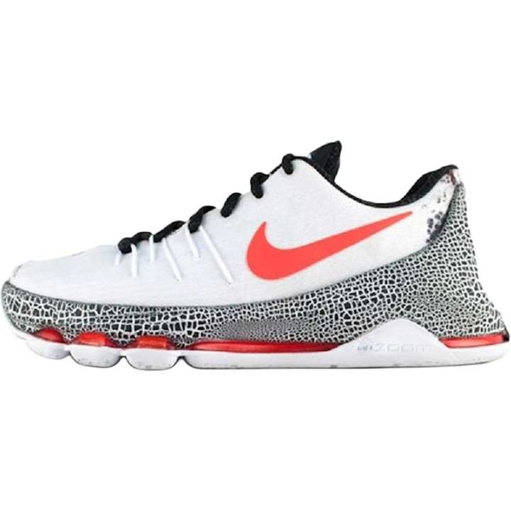 Nike Nike KD 8 Low top Basketball Shoes Black White Unisex