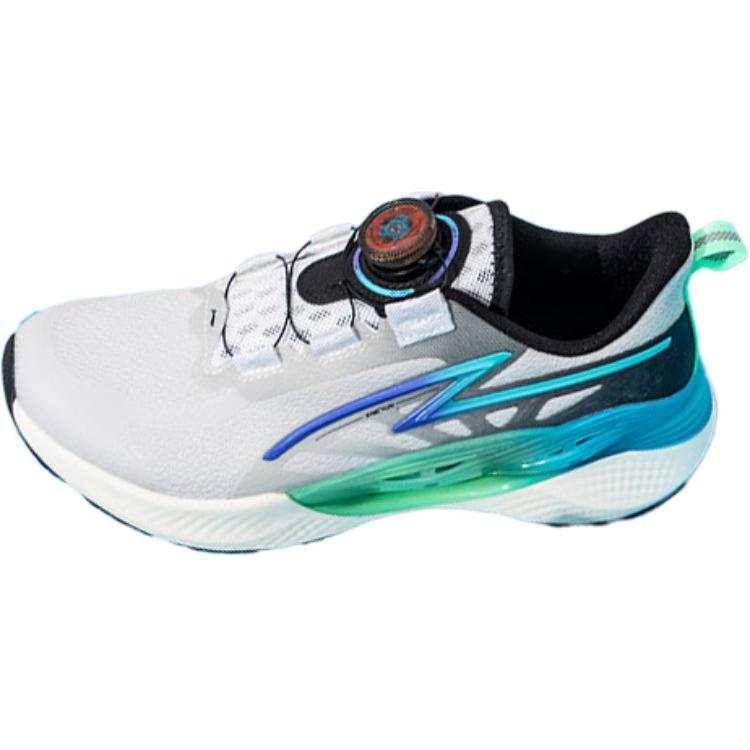 Li-Ning YOUNG Li Ning YOUNG Slip Resistant Abrasion Resistant Low top Kids' Running Shoes Gray Kids'
