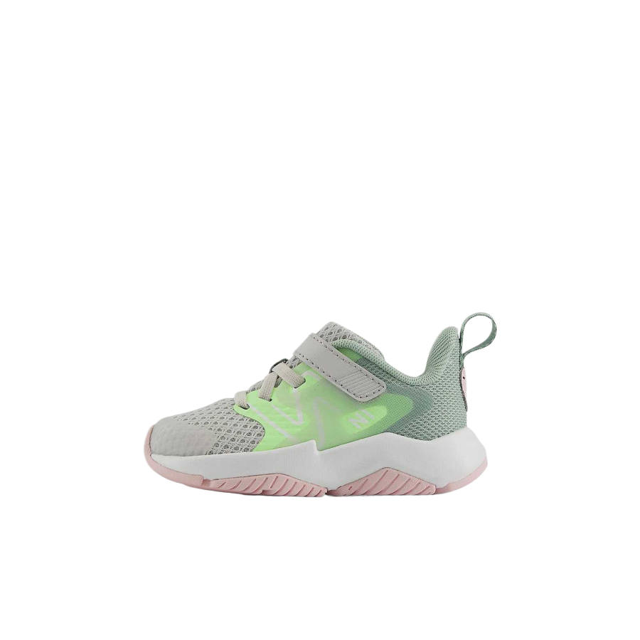 New Balance New Balance NB Rave Run V2 Toddler Shoes Gray Cyan Infant And Toddler