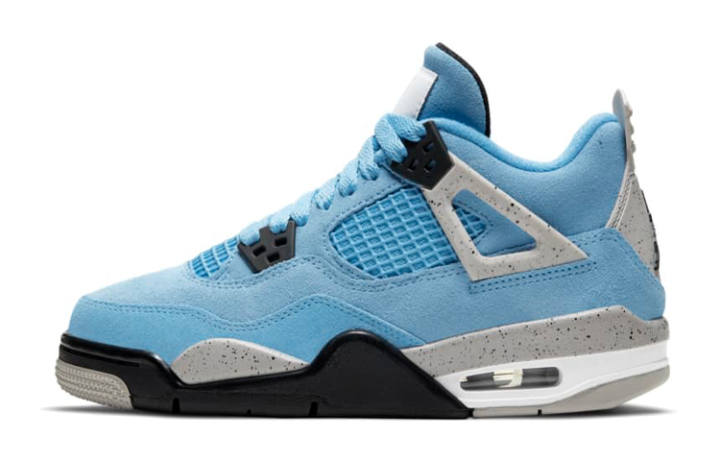 Jordan Jordan Kids Air Jordan 4 Retro "University Blue" Sneakers