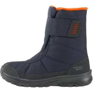 DECATHLON SH100 Slip Resistant Waterproof Thermal Non Slip And Waterproof Thermal Kids' Boots Dark Blue Kids'