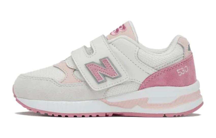 New Balance New Balance NB 530 Cushioning, Wear Resistant Low top Kids' Running Shoes White Pink Children Aged 3 7 Years Old