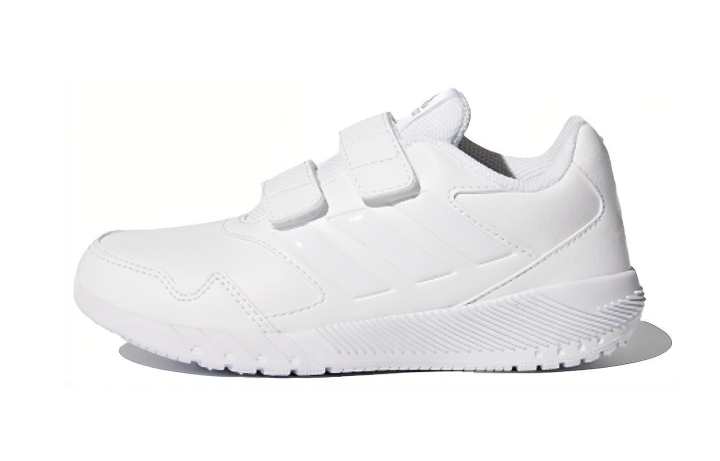 Adidas Adidas Altarun CF Slip Resistant Cushioning Breathable Low top Kids' Running Shoes White Children Aged 3 7 Years Old
