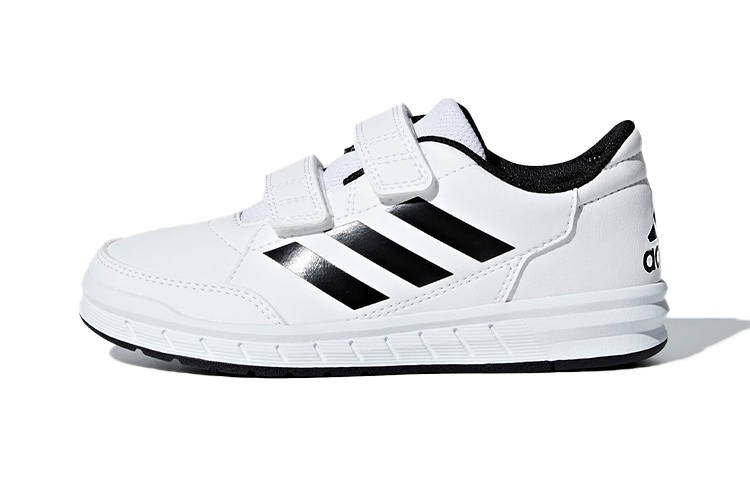Adidas Adidas Altasport Breathable Low top Kids' Skateboarding Shoes White Black Children Aged 3 7 Years Old