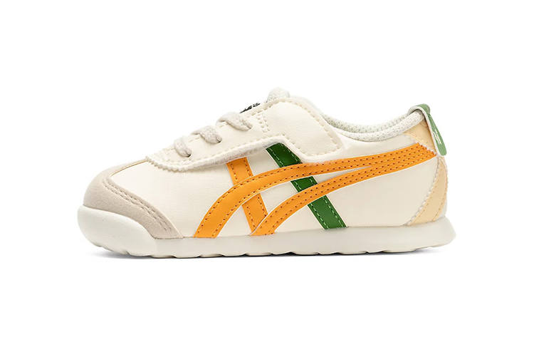 Onitsuka Tiger MEXICO 66 Abrasion Resistant Abrasion Resistant Low top Running Shoes Beige Yellow Infant And Toddler