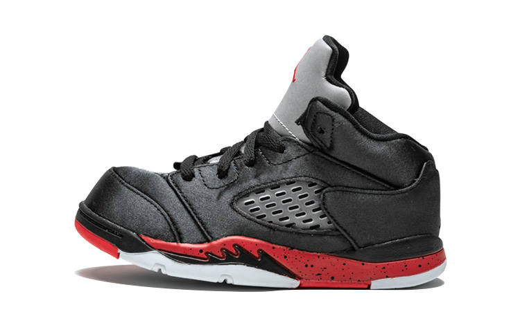 Jordan Jordan Air Jordan 5 Cow Leather High top Toddler Shoes Infant And Toddler