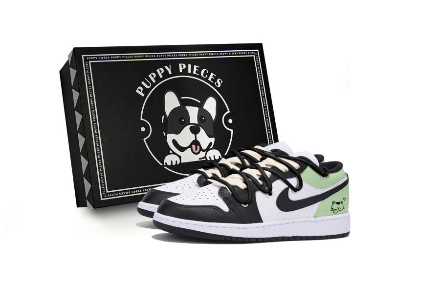 Jordan Jordan Air Jordan 1 Leather Low top Kids' Skateboarding Shoes Black Teenagers