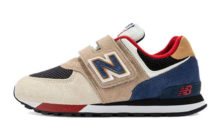 New Balance New Balance Abrasion Resistant Breathable Support Low top Kids' Running Shoes Brown Blue Kids'