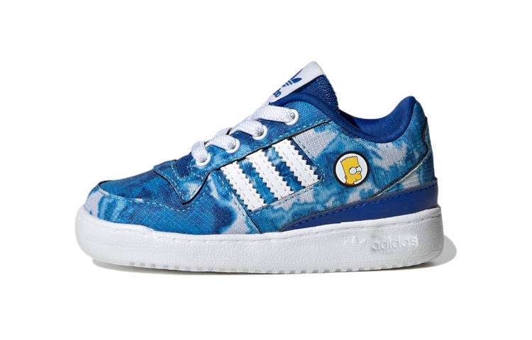 Adidas Originals The Simpsons x Adidas Originals FORUM Abrasion Resistant Abrasion Resistant Low top Toddler Shoes Infant And Toddler