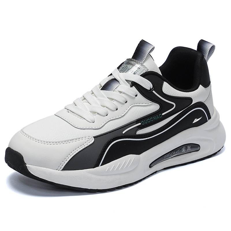 KUDING Slip Resistant Low top Casual Shoes Men's
