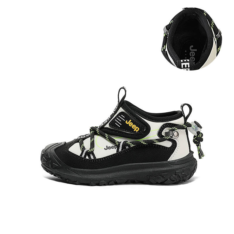 Jeep Fleece Lined Thermal, Slip Resistant, Abrasion Resistant, Rebound Cushioning Mid top Kids Lifestyle Shoes