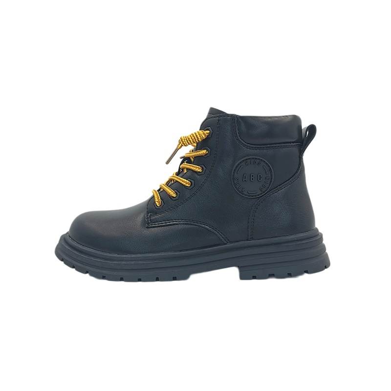 ABC KIDS Slip Resistant Abrasion Resistant Slip Resistant Abrasion Resistant Crew Kids' Boots Black Kids'