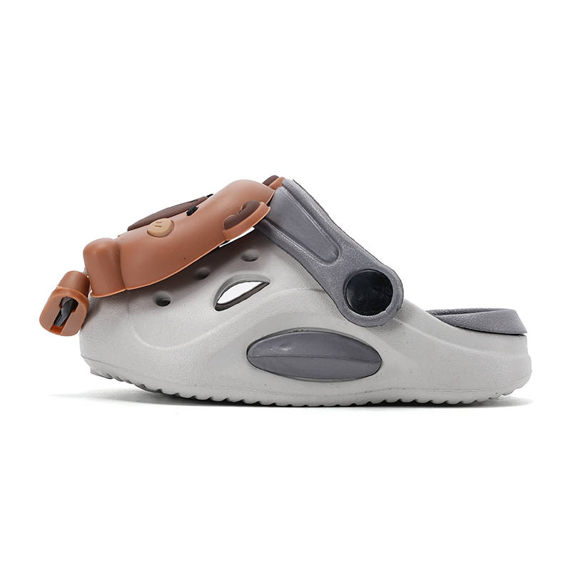 KAXILONG Cushioning Waterproof And Breathable Low top Children's Sandals Gray Children Aged 3 7 Years Old