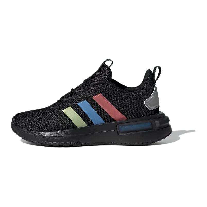 Adidas Adidas RACER TR23 Slip Resistant Abrasion Resistant Kids Lifestyle Shoes Black Silver Kids'