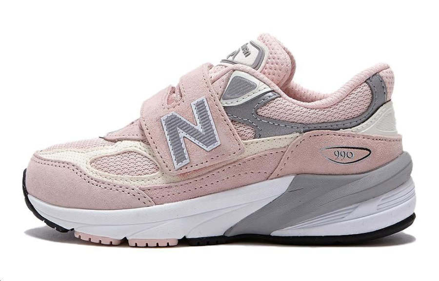 New Balance New Balance FuelCell 990v6 Abrasion Resistant Low top Kids' Running Shoes Pink Gray Kids'