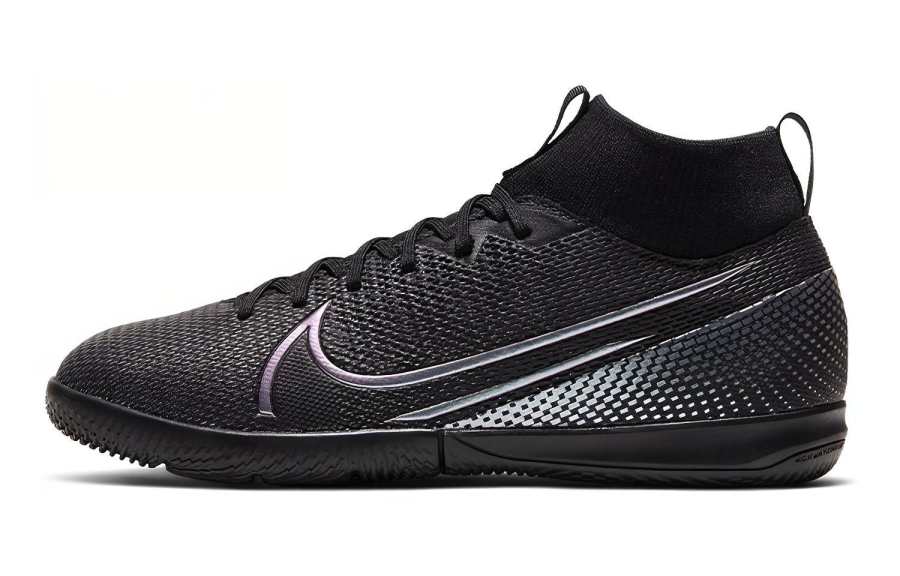 Nike Nike Mercurial Superfly 7 Casual Slip Resistant Abrasion Resistant Low top Kids' Soccer Shoes Black Kids'