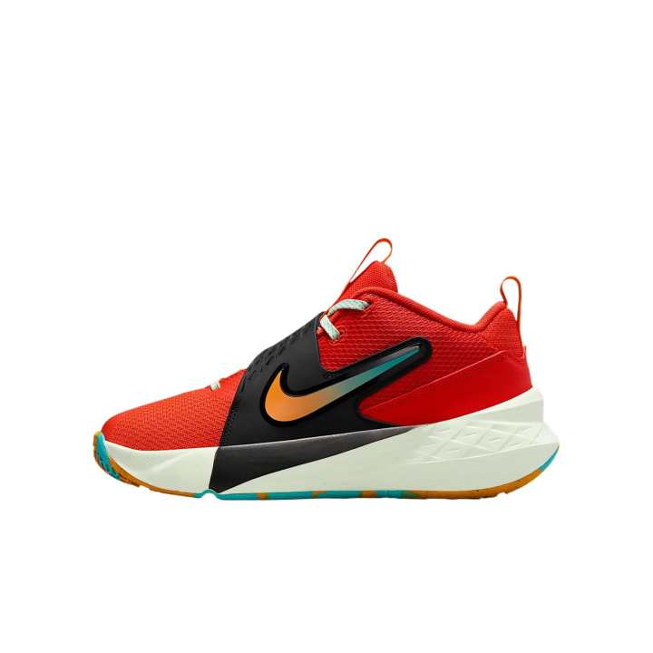 Nike Nike Team Hustle D 12 Mesh Basketball Shoes Orange Red Unisex