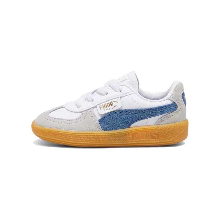 PUMA Palermo Soft And Comfortable Abrasion Resistant Low top Toddler Shoes Blue Infant And Toddler