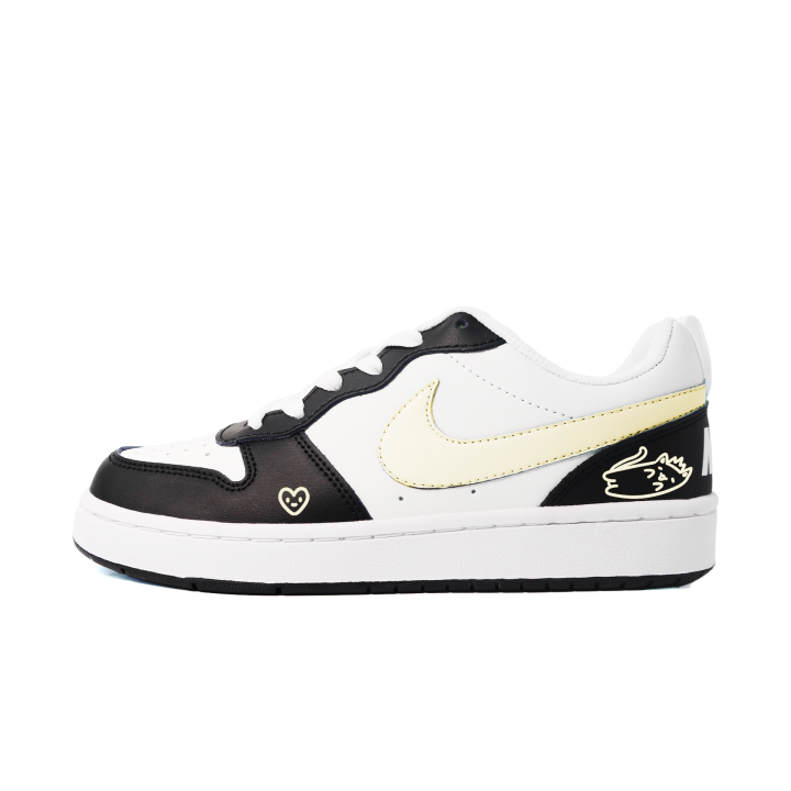 Nike Nike Court Borough Kitten King Leather Slip Resistant Cushioning Abrasion Resistant