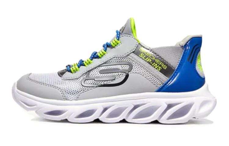 Skechers Hands Free Slip Ins Rs Anti Kick Cushioning Rebound Breathable Low top Kids Lifestyle Shoes Gray Teenagers