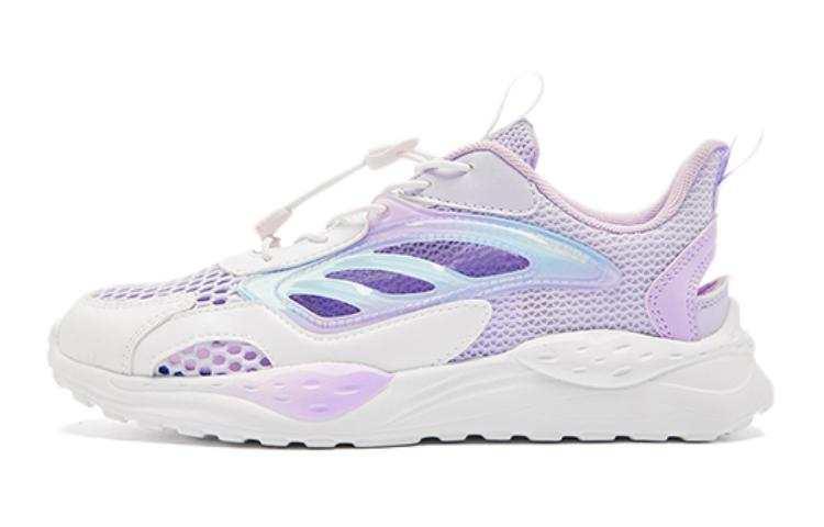QIAODAN Frame Low top Casual Shoes Ice Hydrogen Purple Jordan White Unisex