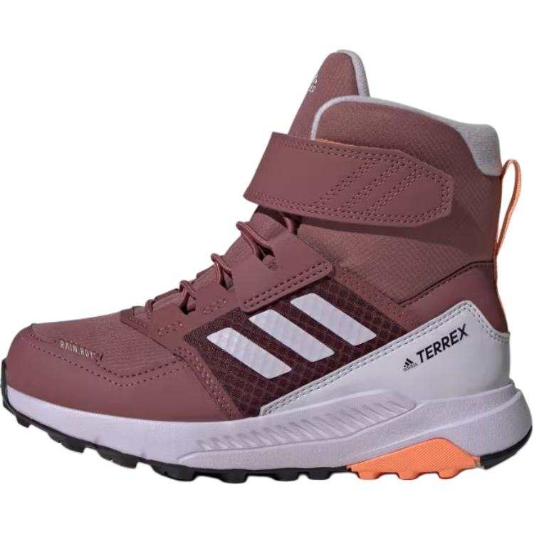 Adidas Adidas Terrex Trailmaker Anti Kick Cushioning High top Kids' Outdoor Shoes Dark Red Kids'