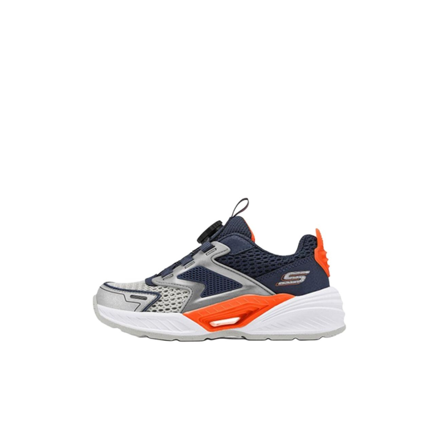 Skechers Kids Cushioning Breathable Low top Kids Lifestyle Shoes Blue Kids'