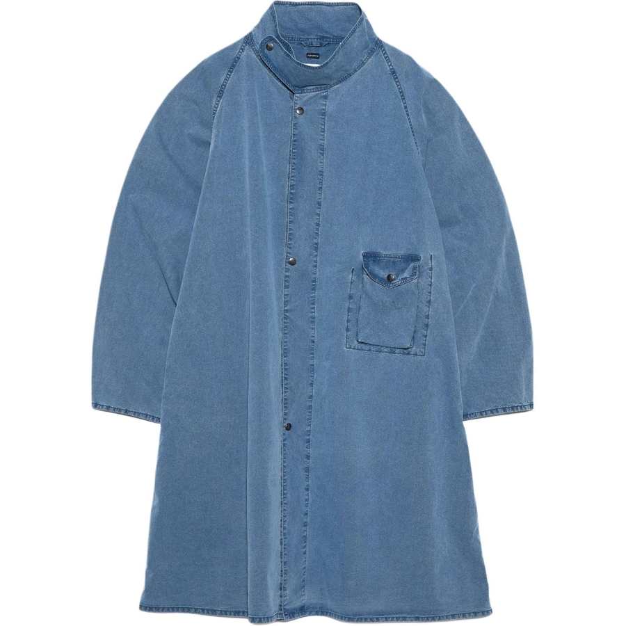 Nanamica SS26 Indigo Weather Field Coat Denim Jacket Men's