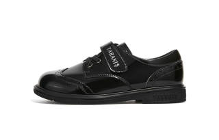 TARANISMETA Low top Kids' Leather Shoes Black Pre school