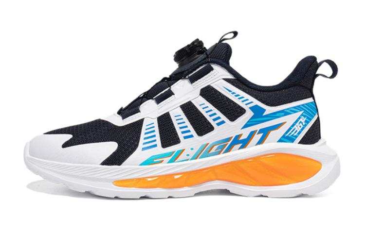 361°KIDS Low top Running Shoes White Black Blue Teenagers