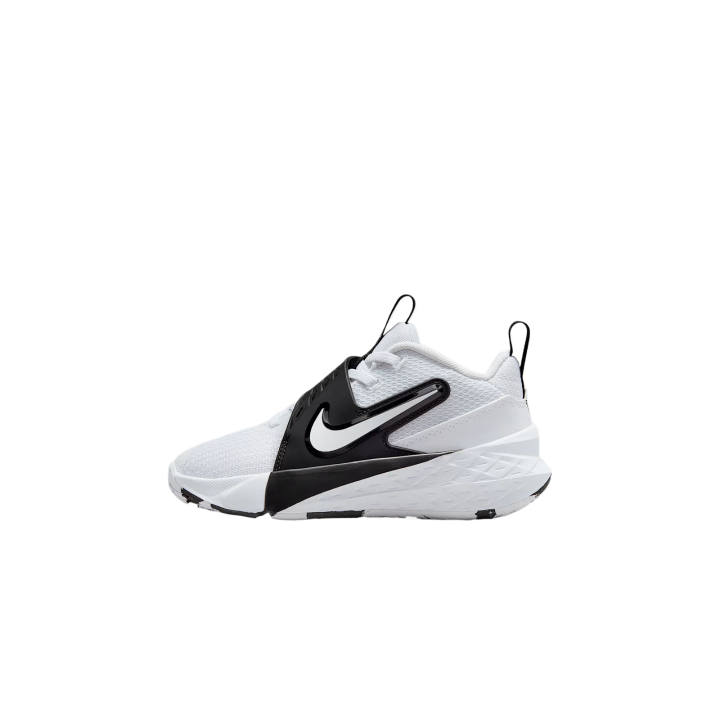 Nike Nike Team Hustle D 12 Cushioning Low top Children's Basketball Shoes White Children Aged 3 7 Years Old