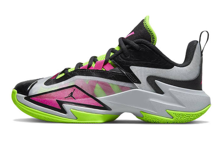 Jordan Jordan One Take 3 Russell Westbrook 3 Minimalist Low top Basketball Shoes Green Red Black Unisex