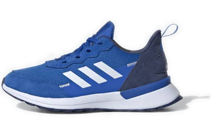 Adidas Adidas Rapidarun Elite J Cushioning Low top Running Shoes Blue White Teenagers