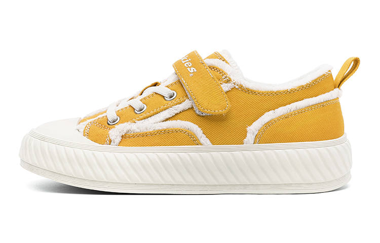 Dickies Low top Canvas Shoes Egg Yolk Children Aged 3 7 Years Old