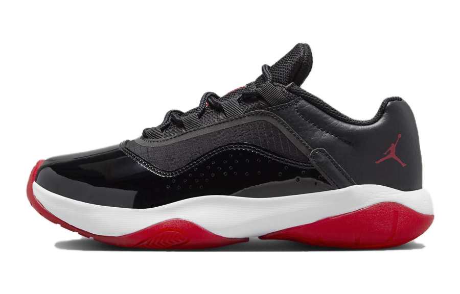 Jordan Jordan Air Jordan 11 Low top Basketball Shoes Black Red Unisex