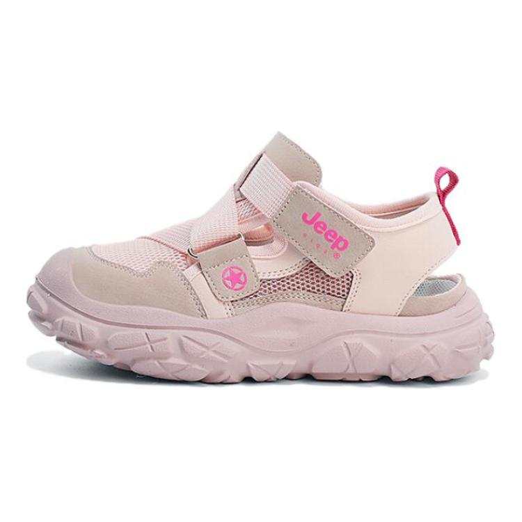 Jeep Comfortable And Breathable Slip Resistant Abrasion Resistant Children's Sandals Pink Kids'