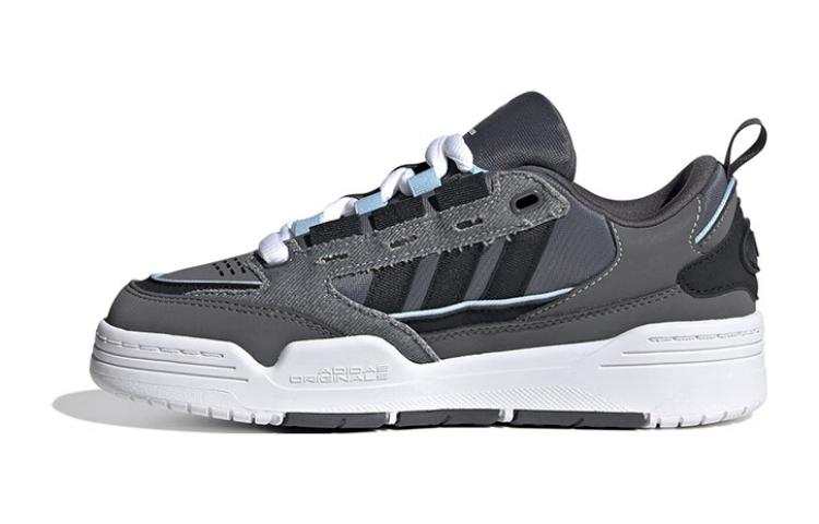 Adidas Originals Adi2000 J Comfortable Abrasion Resistant Abrasion Resistant Low top Skateboard Shoes Gray Black