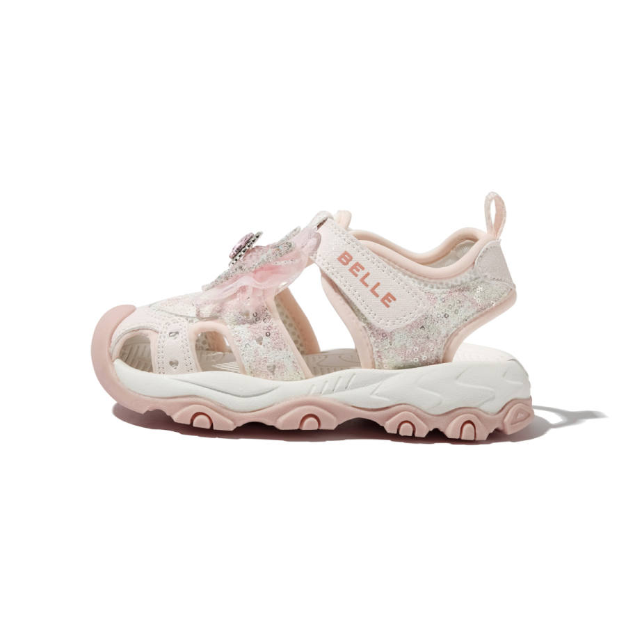 BELLE Slip Resistant Anti Kick Cushioning Abrasion Resistant Breathable Low top Sandal Kids'