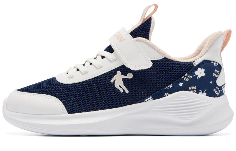 QIAODAN Low top Running Shoes Blue White Teenagers