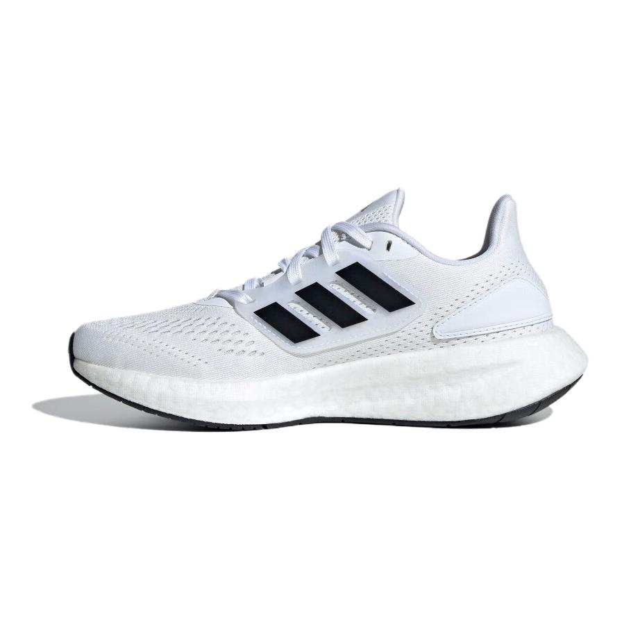Adidas Adidas Pureboost 22 Abrasion Resistant Low top Kids' Running Shoes White Black
