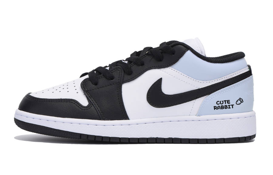 Jordan Jordan Air Jordan 1 Low Leather Low top Children's Basketball Shoes White Teenagers