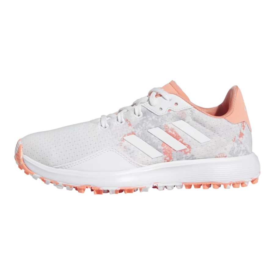 Adidas Adidas S2G Slip Resistant Abrasion Resistant Low top Kids' Running Shoes White Pink Kids'